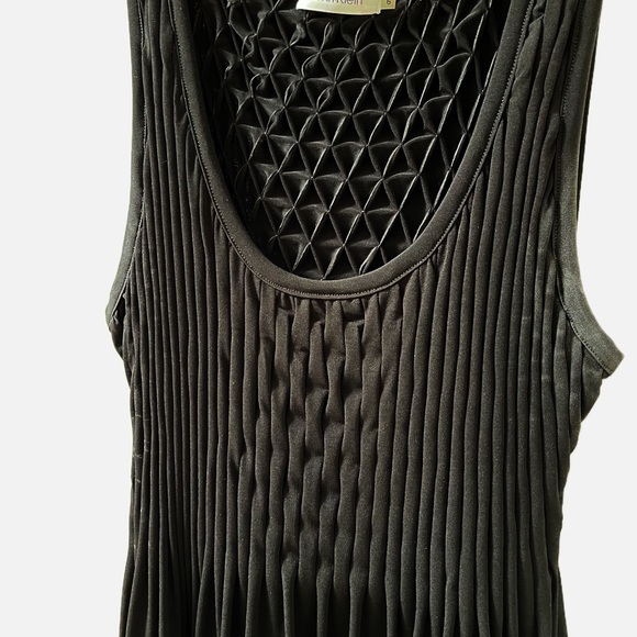 Calvin Klein Sleeveless Little Black Dress Size 6 - Picture 2 of 10
